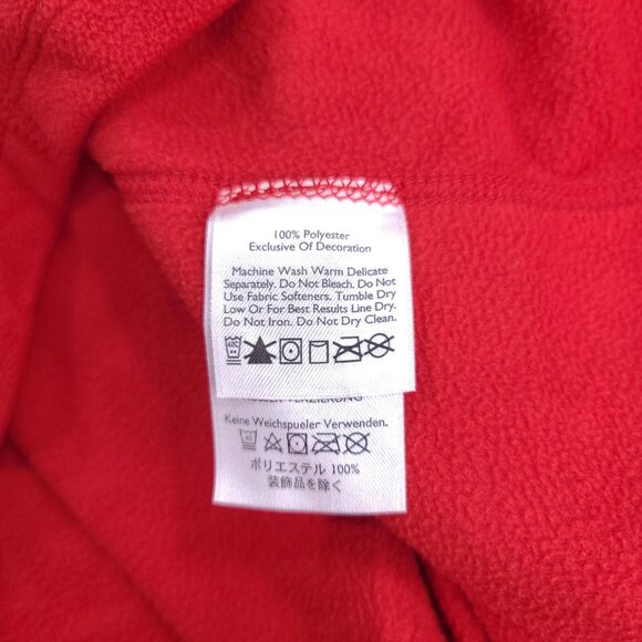 Eddie Bauer Fleece Mens Small Red First Ascent Half Zip Expedition Pullover - Picture 7 of 7